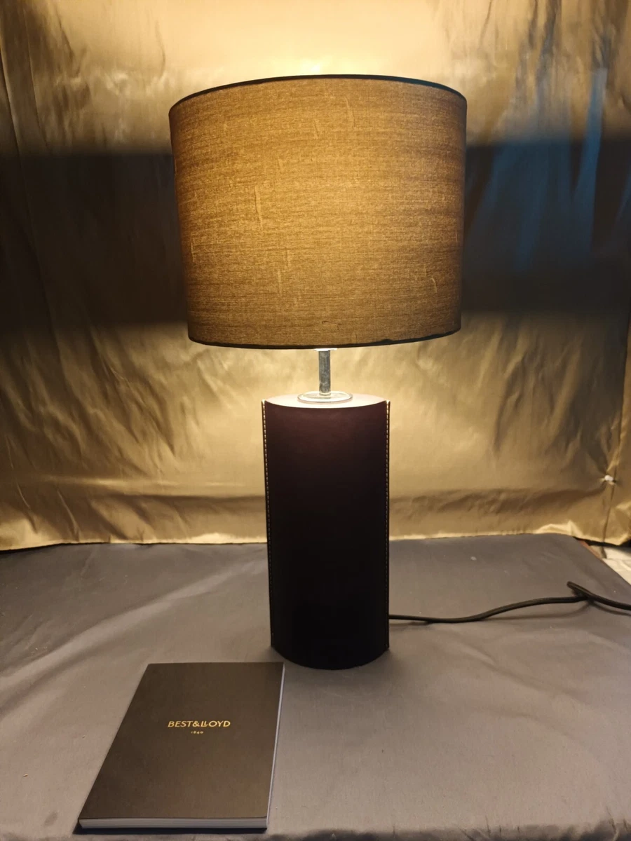Best Lloyd Oval leather Table lamp