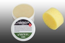 PKW SUV Cabrio Leder Balsam Wachs Lederpflege 180ml + Schwamm z.B. Peugeot Leder