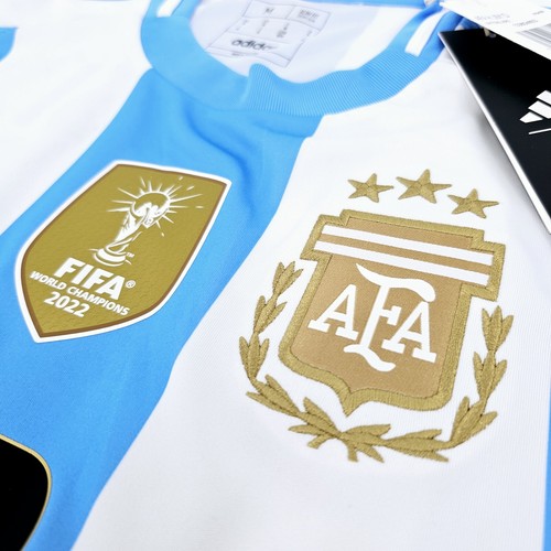 Adidas Messi 10 Argentina Jersey 2024 Home Soccer Shirt Mens MEDIUM M Blue NEW - Picture 7 of 14