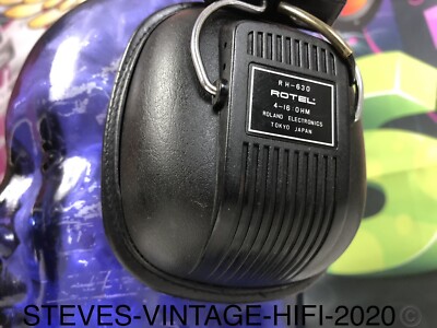 ROTEL RH-630 ヘッドフォン　検索) ヘッドホン　ローテル　sony Rotel RH-630 Stereo Headphones ULTRA RARE Roland Electronics