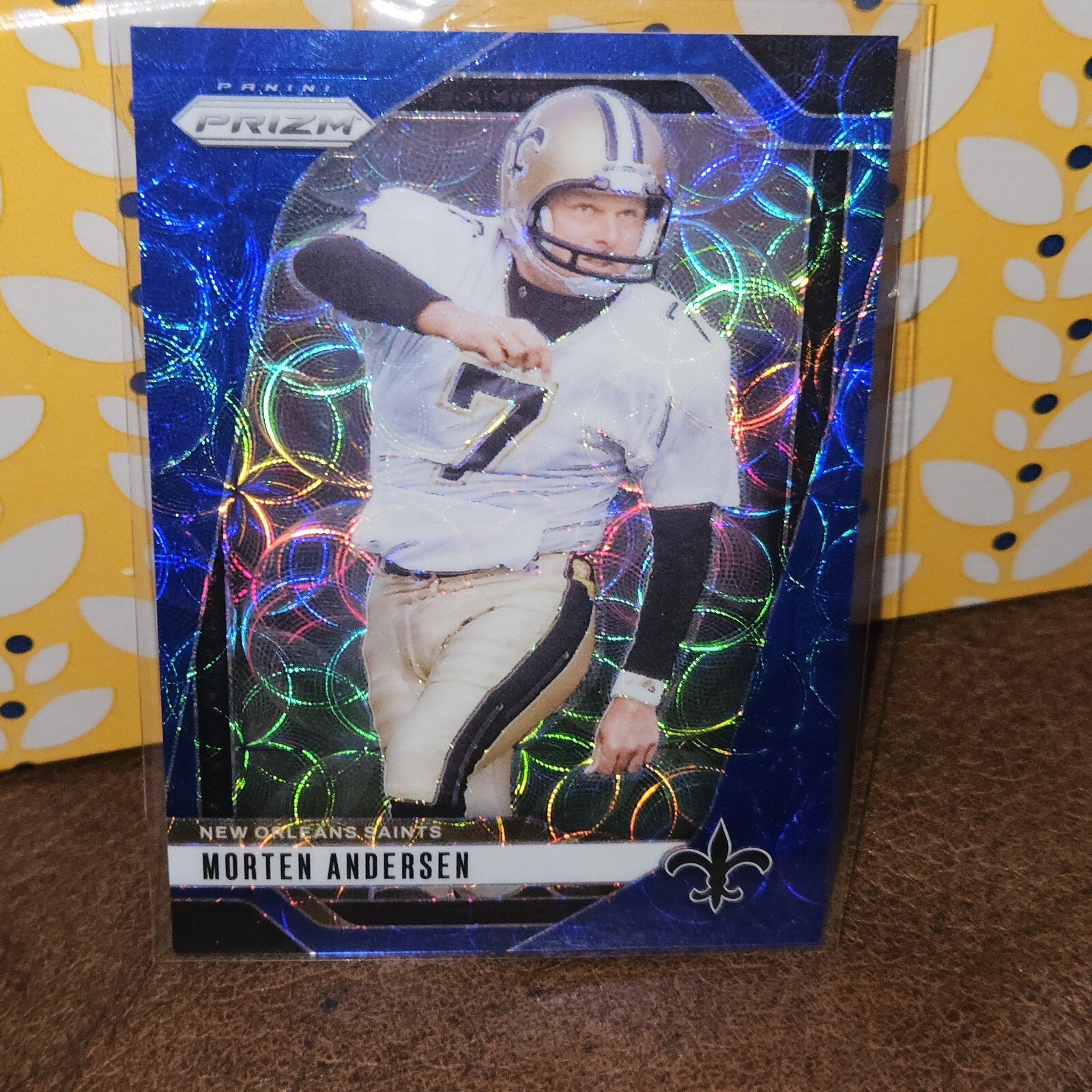 2024 Panini Prizm - #211 Morten Andersen BLUE CHOICE /14