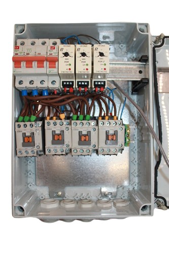 ADA Plast BBI-4 IP55 4-Motor Control Panel LS Contactor+Timer+Breaker Box - Picture 3 of 3