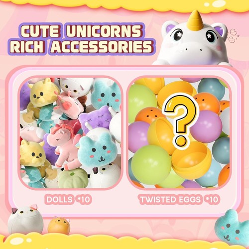 Mini Claw Machine for Kids,Girls Unicorns Toys Electronic Arcade Game... - Picture 4 of 7