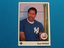 1989 Upper Deck HOF Player Dave Winfield Baseball Card 349