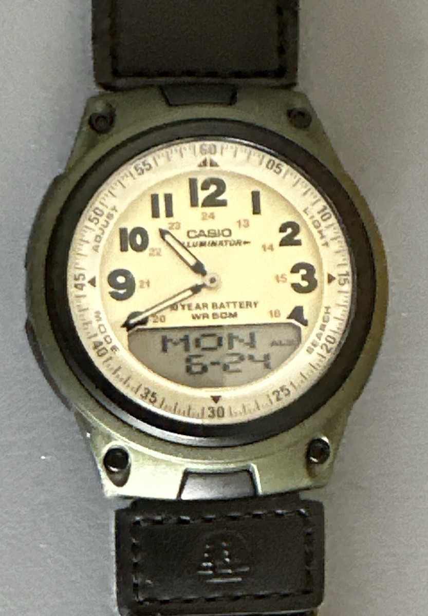Vintage -CASIO -Illuminator Watch -10 Year Battery | eBay