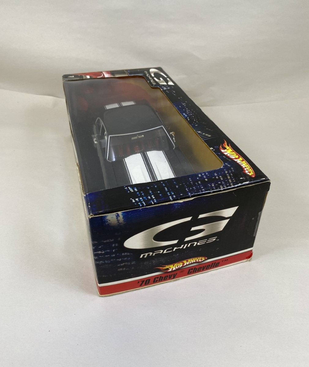 HOT WHEELS '70 CHEVELLE, 1:18, G MACHINE, NEW, BOX LITTLE