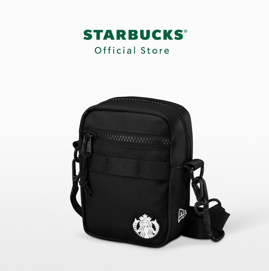 Starbucks x New Era Black Cross Body Bag New 2024 Limited Starbucks x New Era Black Cross Body Bag New 2024 Limited