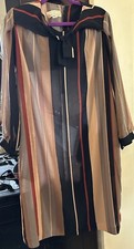 Vintage Raphael For Damon Boutique Striped Dress Large