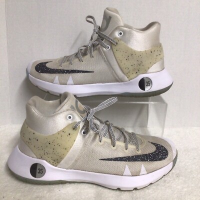 Nike Mens KD Trey 5 IV 844589-100 Ivory Basketball Shoes Lace Up Mid Top Size 11