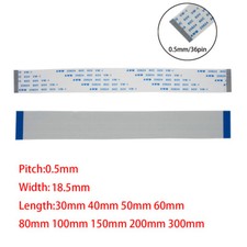 36Pin 0.5mm FFC FPC Flexible Flat Cable AWM VW-1 20624 80C 60V Connector Wire