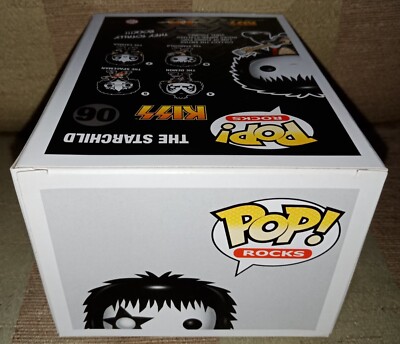 New Funko Pop! Rocks #06 KISS The Starchild Vaulted Very Rare