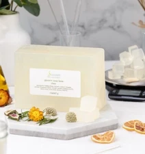 CLEAR DETERGENT FREE GLYCERIN MELT POUR SOAP BASE NATURAL