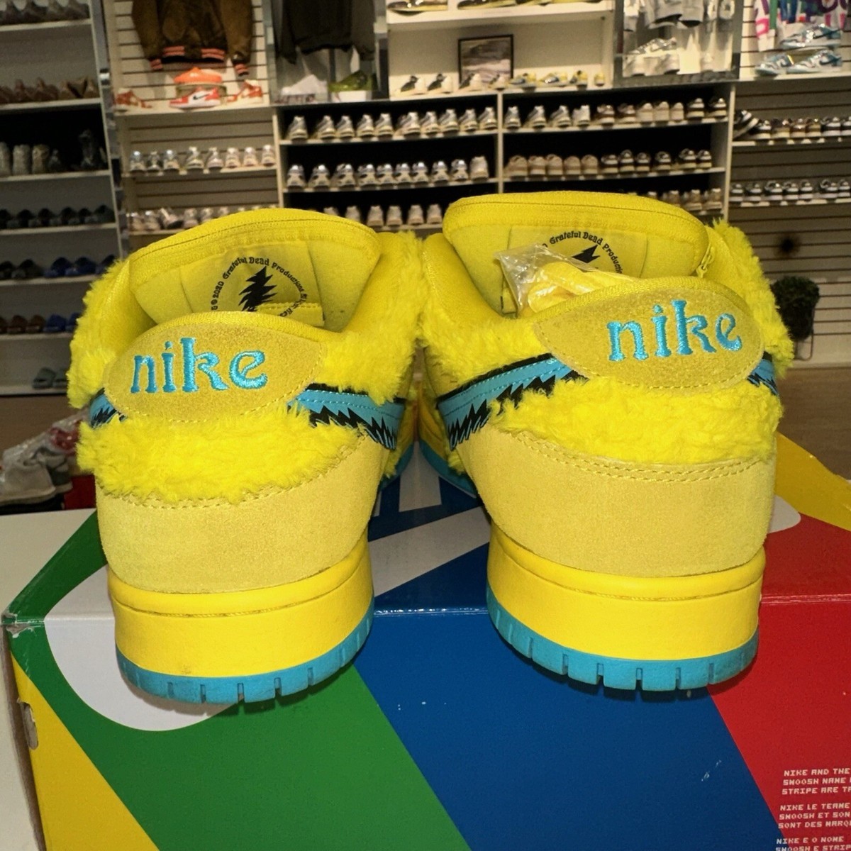 Size 13 - Nike Dunk Low SB x Grateful Dead Yellow Bear | eBay Size 13 - Nike Dunk Low SB x Grateful Dead Yellow Bear | eBay