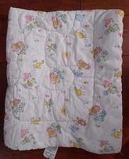 Vintage JACK and JILL DUTCH WINDMILL BABY Bed Blanket COMFORTER QUILT Boy Girl