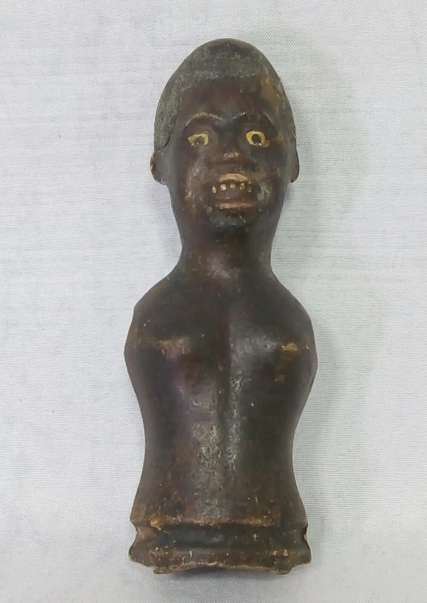 Antique African American Dolls Torso authentic early bisque porcelain 1800 s