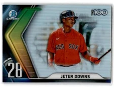 2022 Bowman #BTP-28 Jeter Downs Bowman Scouts' Top 100 Boston Red Sox