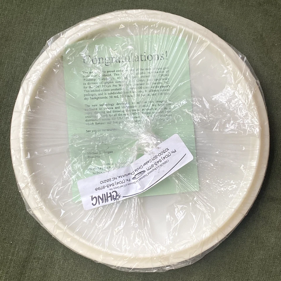 Innova CHING DX Roc 1997 PDGA WORLDS WINTHROP UNIVERSITY OOP & Very RARE 178g - Image 2 of 4