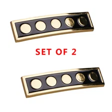 The Next Generation Five Star Admiral Rank Pin Set of 2 TNG Badge Brooches Pin