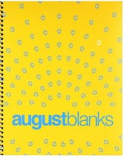 August Blanks Single Subject Book Yellow case Pack of 3