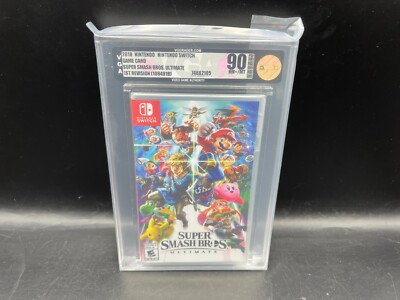 Super Smash Bros Ultimate Nintendo Switch VGA 90 FACTORY SEALED MINT WATA