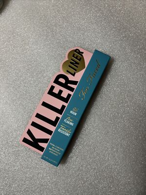 New Too Faced Killer Liner 36-Hour Waterproof Gel Eyeliner Killer Turquoise