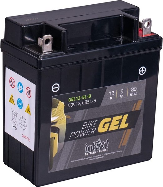 Intact YB5L-B Gel Batterie Intakt FüR Kymco 50 Active 2005-2006 70 CCA-image