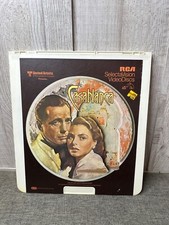 RCA SelectaVision Videodisc CED Casablanca Humphrey Bogart Ingrid Bergman