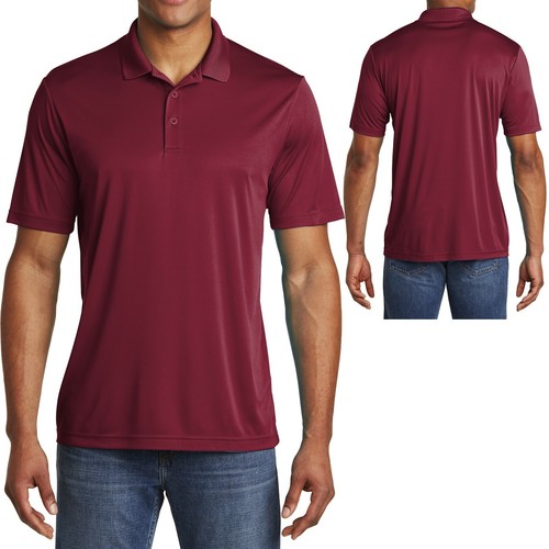 Mens Moisture Wicking Polo Shirt Dri Fit Sizes XS-XL 2XL, 3XL, 4XL NEW - Picture 6 of 12