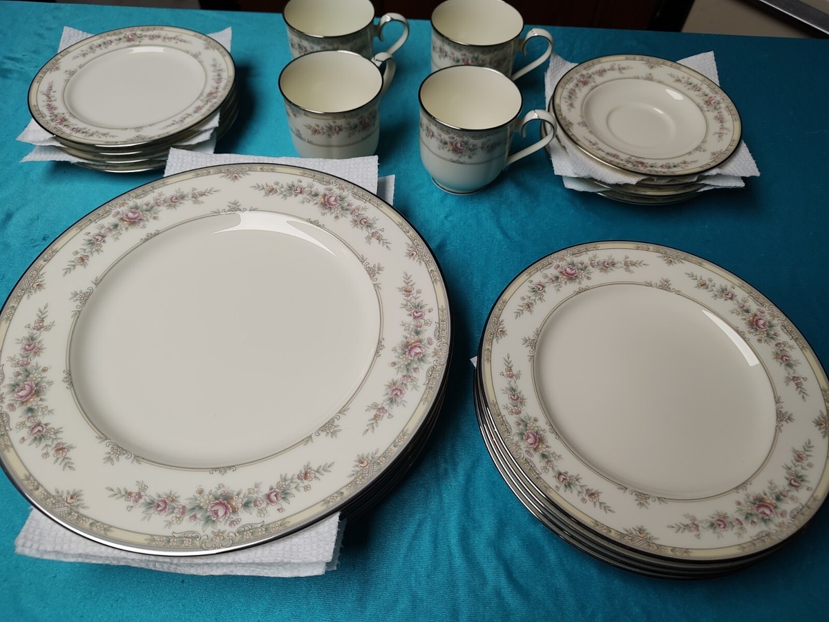 Noritake SHENANDOAH 4 - 5 Piece Place Settings 20 Pieces Bone