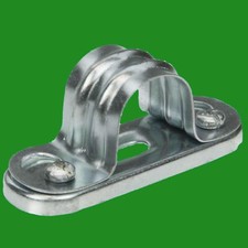 4x 25mm Spacer Bar Galvanized Saddle For Electrical Wiring Cable Conduit Wall