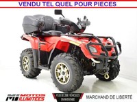 2009 can-am Outlander 400 XT Tel quel pour pieces. Frais inclus+Taxes