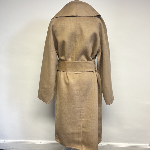 & Other Stories Coat Size Small Camel Brown Oversized Shawl Collar NEW RRP £175 - Picture 7 of 10
