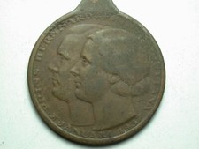 Países Bajos 1937 Príncipe Ben Duro Príncipes Juliana Boda 28mm Medalla