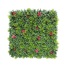 40"x40" Artificial Faux 3D Mix Leaf Privacy Fence Screen Decor Panel Hedge V1
