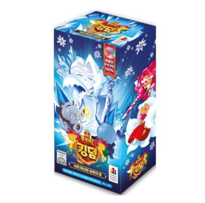 Cookie Run Kingdom Card 2 Frost Queen and Lantern in the Snow Box 20Pack/ Korean