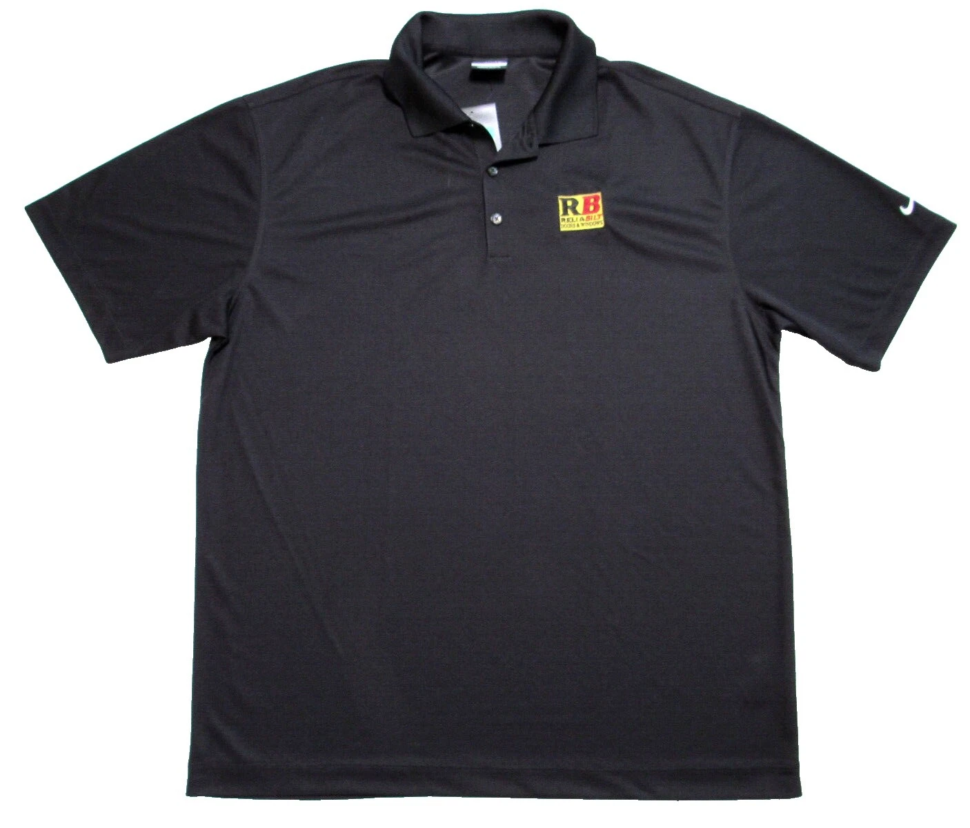 Black Polyester Golf Shirts & Tops for Men