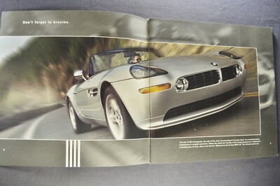 2000-2001 BMW Z8 Roadster Catalog Sales Brochure Excellent
