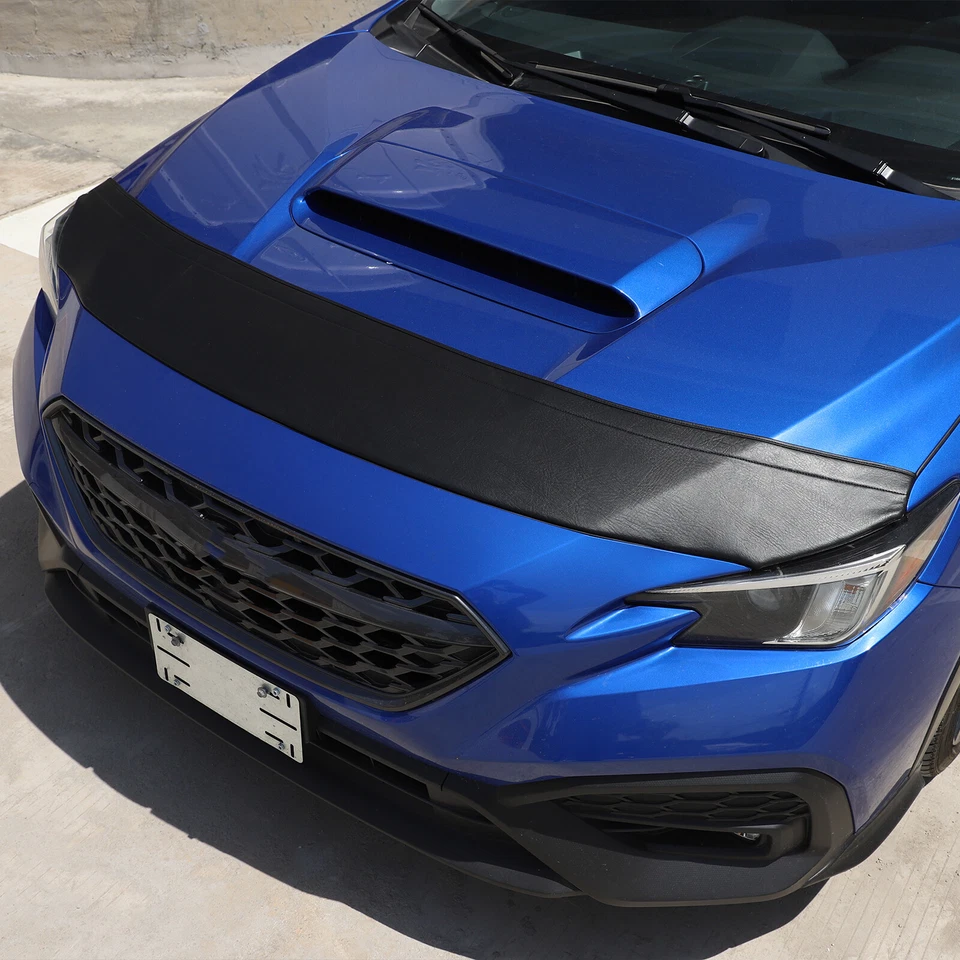 Leather Front Hood Cover End Bra Protector Fit For Subaru WRX STI 2022-2023 - Image 4 of 4
