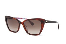 Kate Spade Sunglasses Women's Cat Eye Lucca/G/S 086 Havana 55mm NEW 