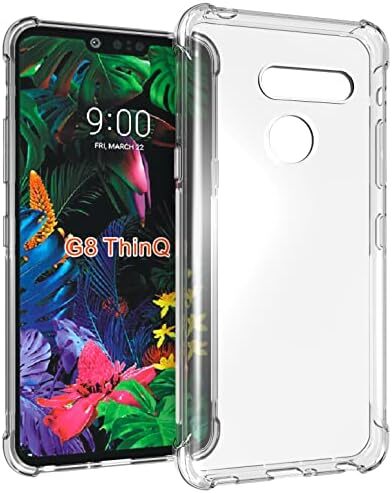 LG G8 ThinQ Clear TPU Shockproof Case with Four Corner Protection