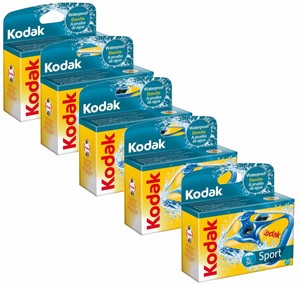 5 X Kodak Ultra Sport Sous Marine Appareil Photo Jetable Ebay