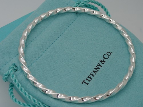 Large Twist Bangle Bracelet 