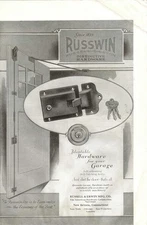 1925 RUSSWIN LOCK ADVERTISEMENT