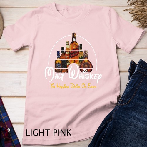 Camisa de whisky de malta, bebida más feliz divertido juego de palabras parodia camiseta unisex - Imagen 7 de 15
