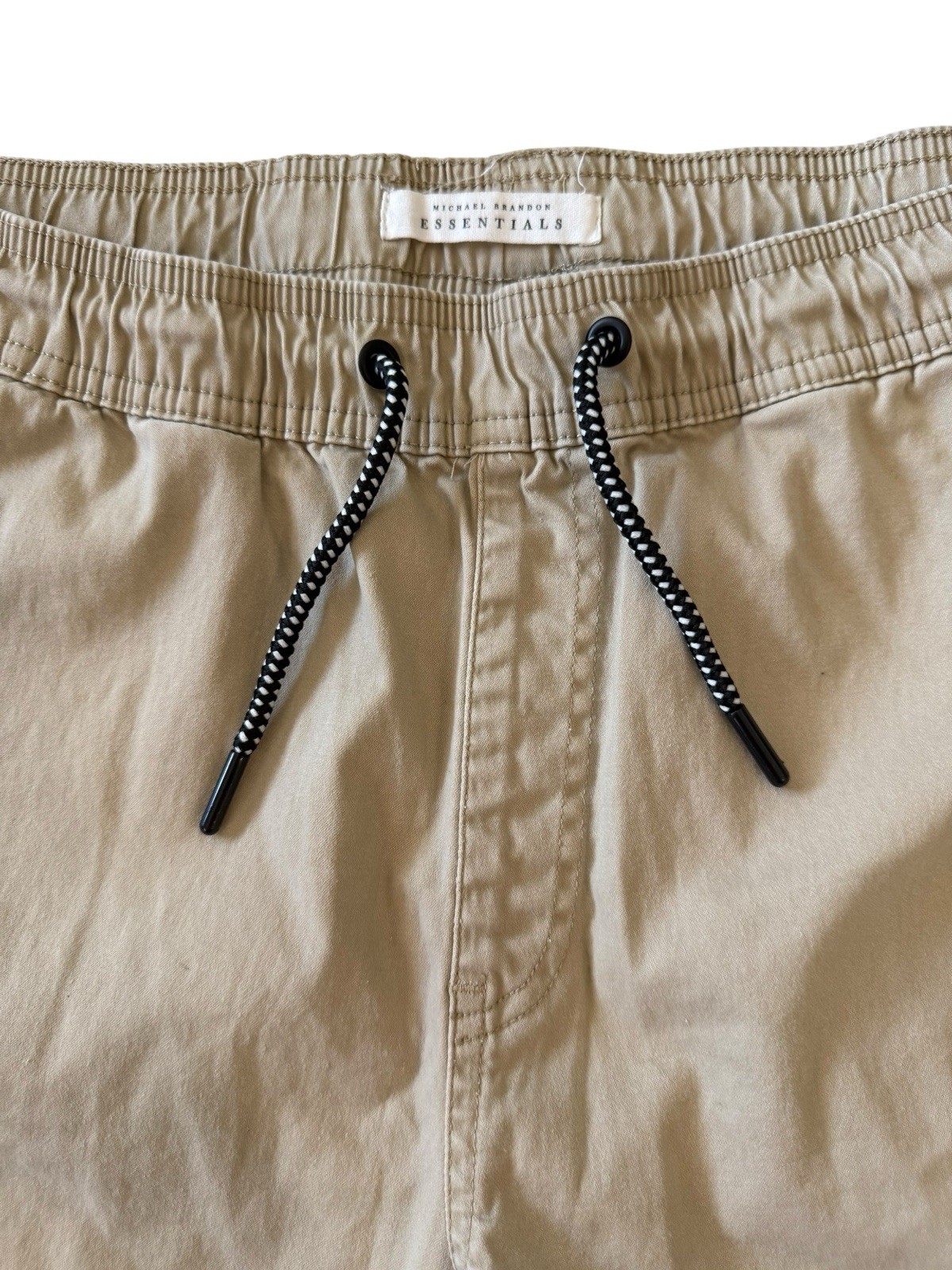 Michael Brandon Essential Shorts Drawstring Brown… - image 2