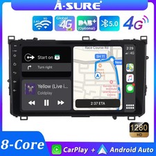Autoradio 4+64G Android 14 per Toyota Auris E180 Corolla GPS NAVI Carplay 8 Core