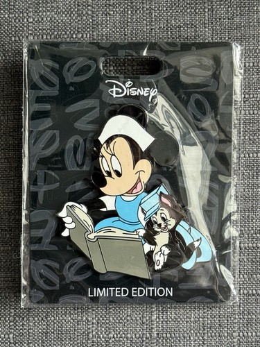Disney UNCAS x PBTI Nurse Minnie & Figaro Reading Book LE 200 Pin