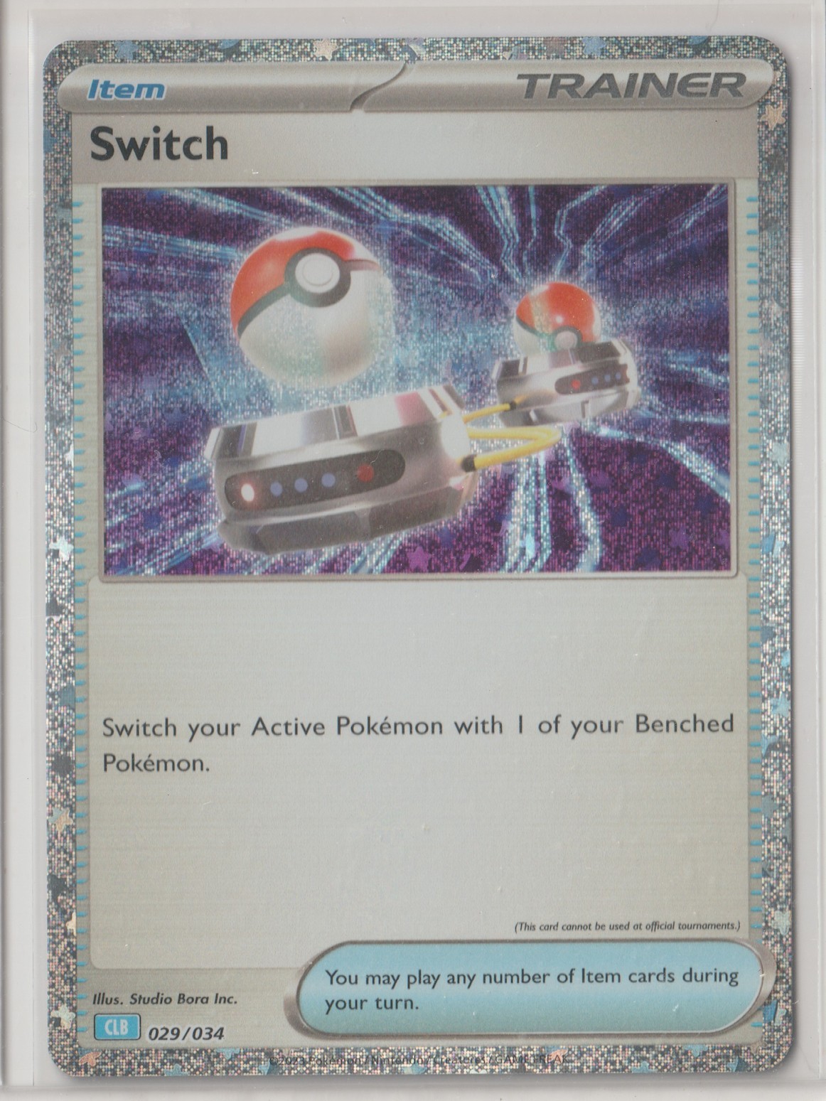 2023 Pokémon  TCG Classic: Blastoise Deck SWITCH 29/34 MINT HOLO