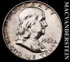 1958-D Franklin Half Dollar - Choice Gem Brilliant Uncirculated+++  #L2945
