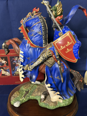 The International Arthurian Society Arthur Legend And King 1989 Franklin Mint 